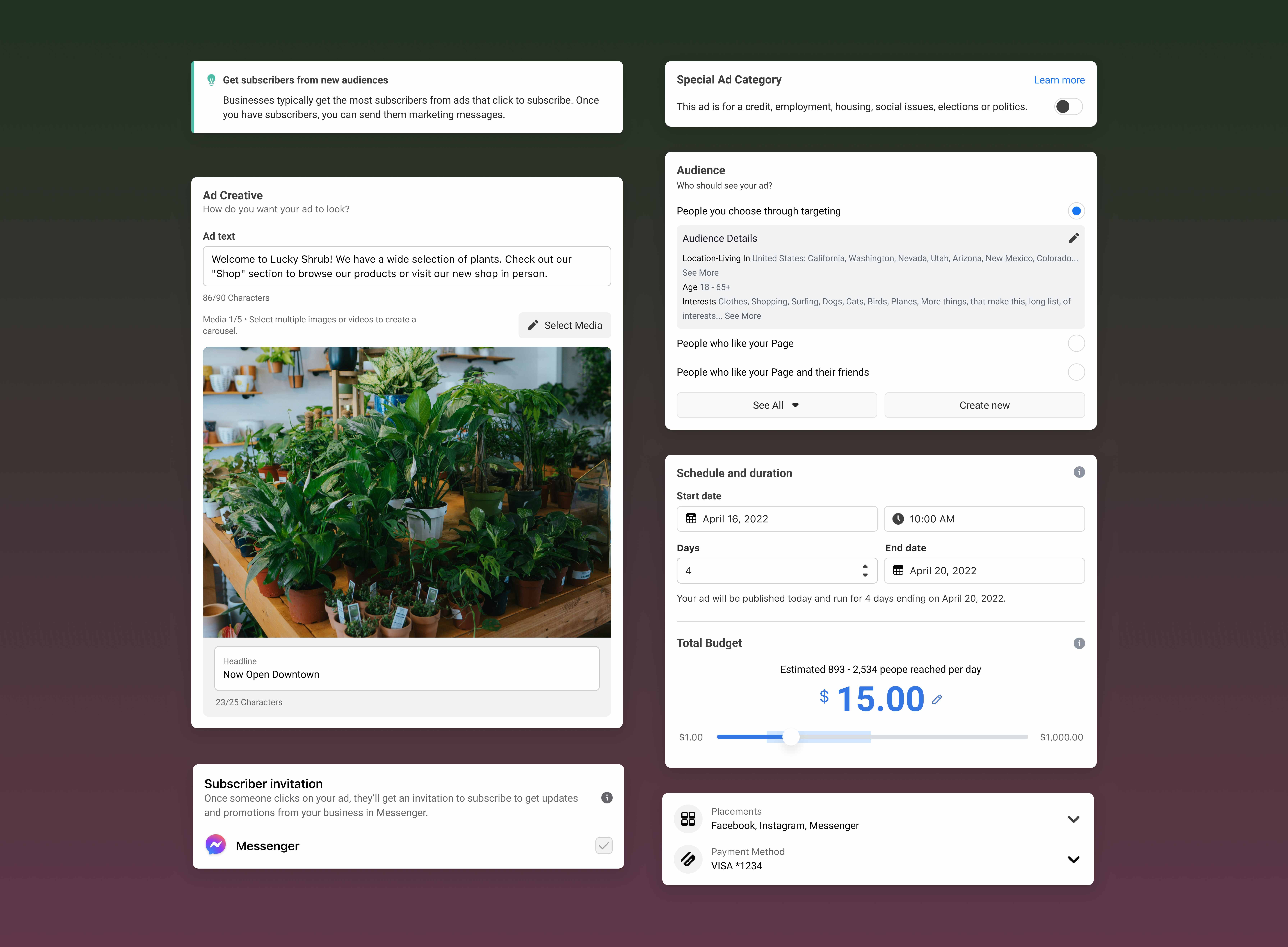 Subscriber Growth — Click to Subscribe Ads